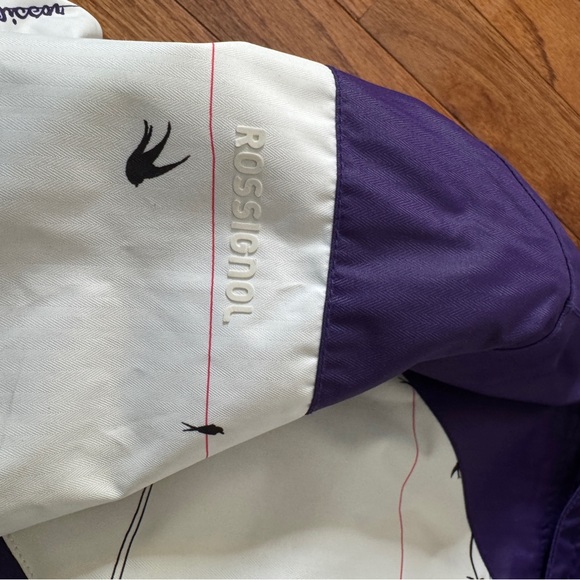 Rossignol Juniors' Ski Jacket White Purple Size 12 - Picture 4 of 12